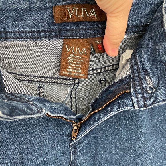 Yuva • Midrise Skinny Blue Denim Jeans - Picture 5 of 12